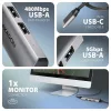 Rozbočovač Axagon HMC-H3A USB-C 5 Gbps STARTER 4v1