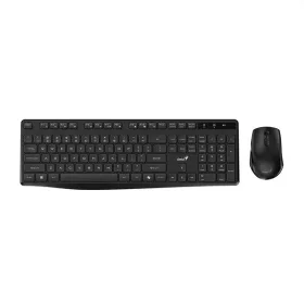Genius KM-8206S US schwarze kabellose Tastatur + Maus
