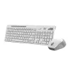 Genius SlimStar 8230 US kabellose weiße Tastatur + Maus