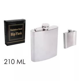 Pahar plat IRIS din oțel inoxidabil 210ml