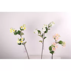 IRIS virágos dekor 9 virággal 3 féle szín 61cm