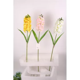 IRIS dekor virág jácint szálas 3 féle szín 60cm