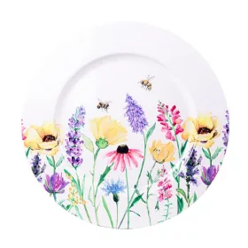 Tavă IRIS din tablă cu flori sălbatice 33x1.5cm