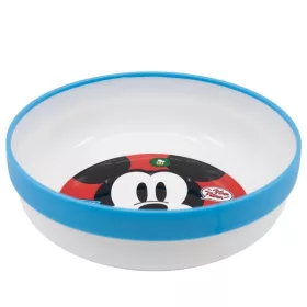   Farfurie adâncă din plastic antiderapantă IRIS, cu licență Mickey