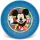Farfurie plată din plastic cu Mickey Joy, licențiată IRIS