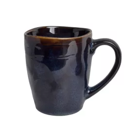 Cană ceramică IRIS albastru închis 380ml