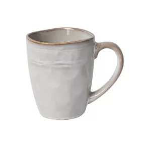 Cană ceramică IRIS culoare crem 380ml