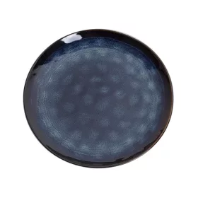 Farfurie ceramică IRIS albastru închis 21,4x2,7cm