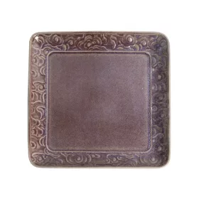 Farfurie ceramică IRIS cu model floral violet 21,7 cm