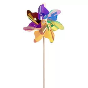 IRIS dekor műanyag szélforgó multicolor 22x55cm