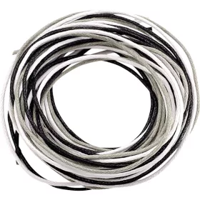 Knorr Prandell crno-bijeli voskirani konopac 1 mm 3x1,7 m