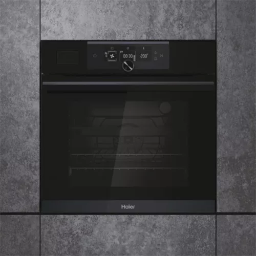 Haier HWO60SM6FS9XHP fekete, beépíthető, sütőtér: 70L, sütő