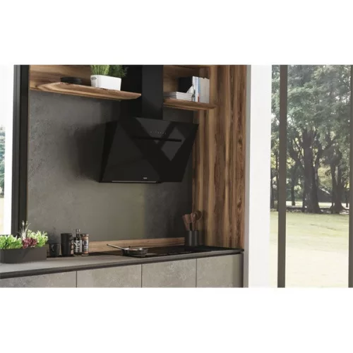 Haier HADG9CBS6BVOC čierny, voľne stojaci, komín, rozmer: 89,8 cm, hlučnosť: 67 dB, digestor