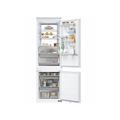 Haier HBW7518C fehér, alulfagyasztós, beépíthető, Hűtő:182L, Fagyasztó:86L, No frost hűtőszekrény