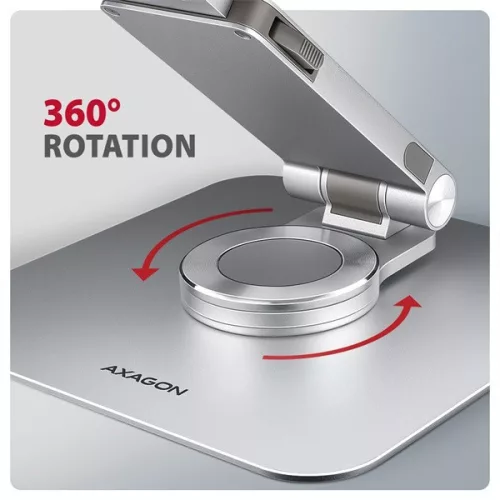 Axagon STND-LR ALU HQ 10"-17,3" laptop állvány