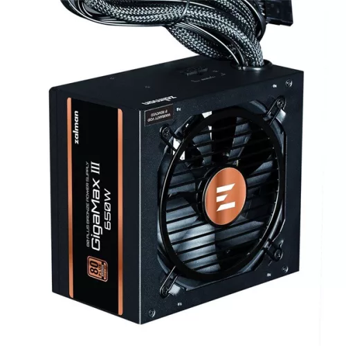 Zalman ZM650-GV3 650W 80+ Bronze ventillátorral dobozos tápegység