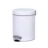 EUROGOLD SIRIUS 5l 19x24cm fehér pedálos szemetes