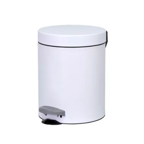 EUROGOLD SIRIUS 5l 19x24cm fehér pedálos szemetes
