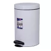 EUROGOLD SIRIUS 14l 40x25cm fehér pedálos fém szemetes