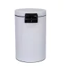EUROGOLD SIRIUS 14l 40x25cm fehér pedálos fém szemetes
