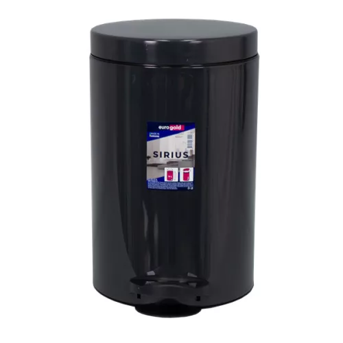 EUROGOLD SIRIUS 14l 40x25cm antracit szürke pedálos szemetes