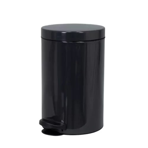 EUROGOLD SIRIUS 14l 40x25cm antracit szürke pedálos szemetes