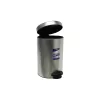 EUROGOLD SIRIUS 14l 40x25cm ezüst pedálos szemetes