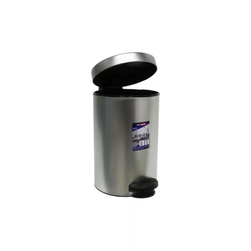 EUROGOLD SIRIUS 14l 40x25cm ezüst pedálos szemetes