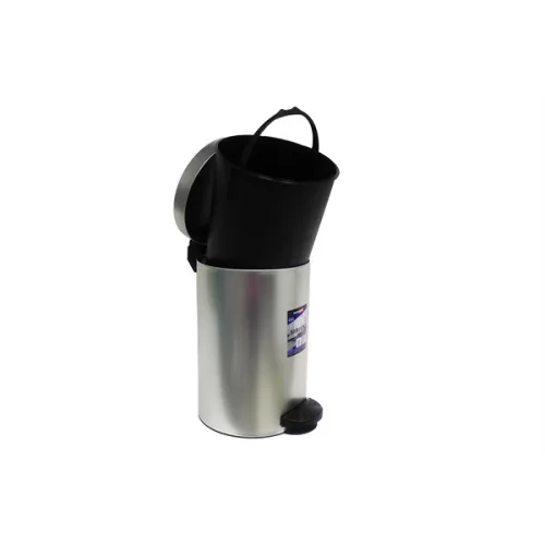 EUROGOLD SIRIUS 14l 40x25cm ezüst pedálos szemetes