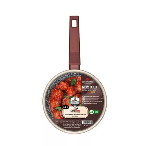 Cratiță Blaumann BL-4070 1.9L Colecția Cerastone 18 cm cu capac