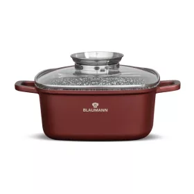   Blaumann BL-4090 Colecția Cerastone Ghiveci pătrat de 20 cm cu capac