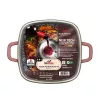 Blaumann BL-4090 Colecția Cerastone Ghiveci pătrat de 20 cm cu capac