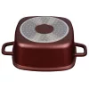 Blaumann BL-4090 Colecția Cerastone Ghiveci pătrat de 20 cm cu capac