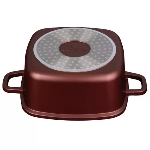 Blaumann BL-4090 Colecția Cerastone Ghiveci pătrat de 20 cm cu capac