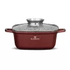 Blaumann BL-4091 Colecția Cerastone Ghiveci pătrat de 22 cm cu capac