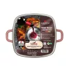 Blaumann BL-4091 Colecția Cerastone Ghiveci pătrat de 22 cm cu capac