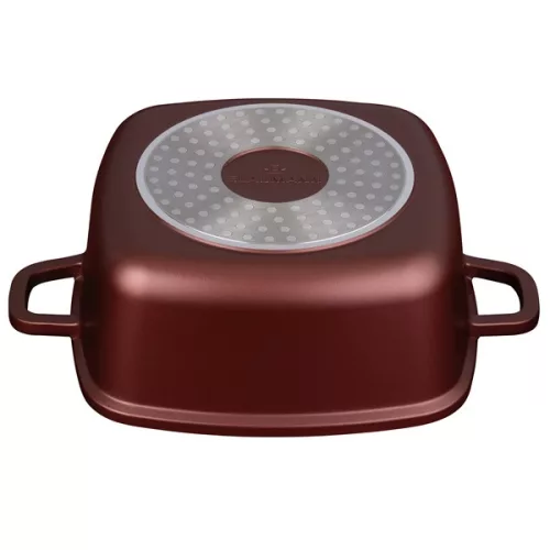 Blaumann BL-4091 Colecția Cerastone Ghiveci pătrat de 22 cm cu capac