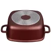 Blaumann BL-4092 4.4L Colecția Cerastone Oală pătrată de 24 cm cu capac