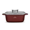 Blaumann BL-4093 5.4L Colecția Cerastone Oală pătrată de 26 cm cu capac