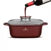 Blaumann BL-4093 5.4L Colecția Cerastone Oală pătrată de 26 cm cu capac