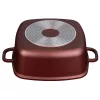 Blaumann BL-4093 5.4L Colecția Cerastone Oală pătrată de 26 cm cu capac