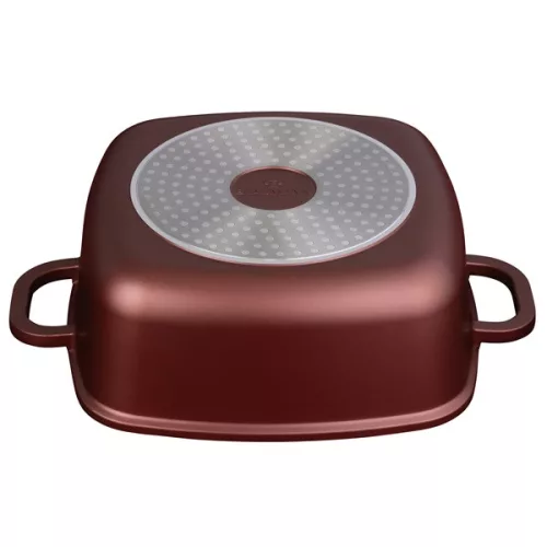 Blaumann BL-4094 6.5L Colecția Cerastone Ghiveci pătrat de 28 cm cu capac