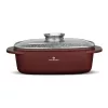 Tavă de copt Blaumann BL-4097 Cerastone Collection cu capac și buton de aromă