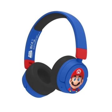   OTL SM1001 Super Mario Kids kék vezeték nélküli gyerek fejhallgató