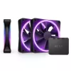 Ventilátor a RGB ovládač NZXT 3xF120 RGB DUO čierny