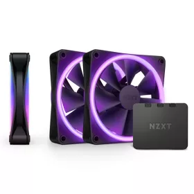 Ventilátor a RGB ovládač NZXT 3xF120 RGB DUO čierny
