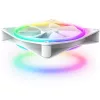 Ventilátor a RGB ovládač NZXT 2xF140 RGB DUO s bielym podsvietením