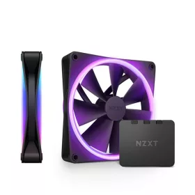 Ventilátor a RGB ovládač NZXT 2xF140 RGB DUO čierny