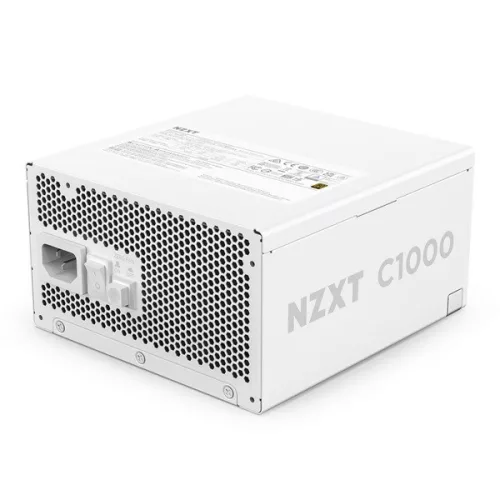 Modulárny zdroj NZXT ATX 3.X 1000W 80+ Gold s ventilátorom, biely