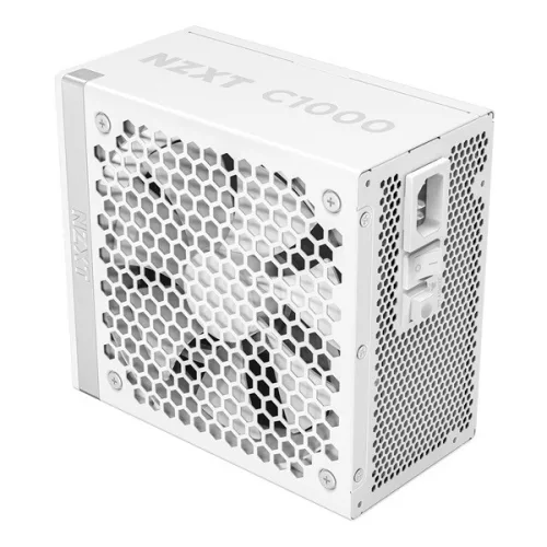 Modulárny zdroj NZXT ATX 3.X 1000W 80+ Gold s ventilátorom, biely